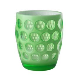 Copo Lente Fluo Verde/ Leitoso Acrílico Mario Luca Giusti 