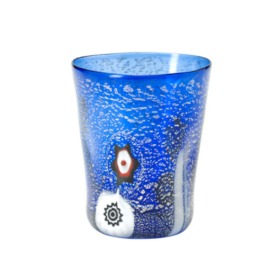 Copo Goti Di Murano Azul Zafferano