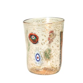 Copo Goti Di Murano Âmbar Zafferano