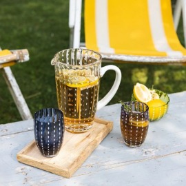 Copo Perle Cinza Zafferano