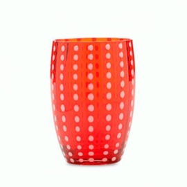 Copo Perle Vermelho Zafferano