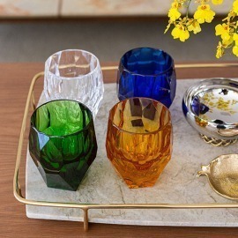 Copo Super Milly Âmbar Acrílico Mario Luca Giusti