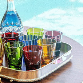 Copo Whisky Pois Verde Claro Strauss 