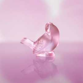 Escultura Lalique Pássaro Pink