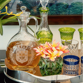 Estojo com Licoreira MNAA Cristal Vista Alegre