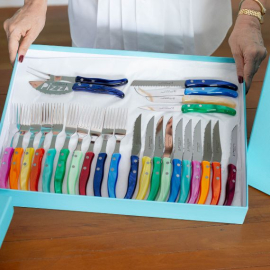 Faca De Fruta Claude Dozorme Laguiole Verde Escuro