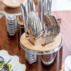 Faqueiro Essentiel INOX Christofle 24 peças