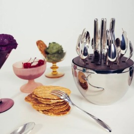 Faqueiro Mood Easy (Sobremesa) PRATA Christofle 24 peças