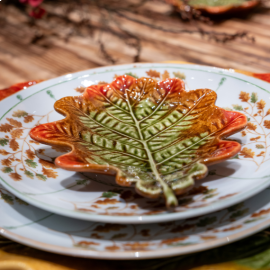 Folha 20cm Gudrun Claudia Schiffer by Bordallo Pinheiro 