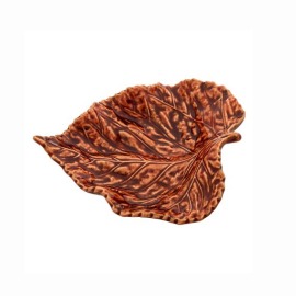 Folha Laranja 19cm Gudrun Claudia Schiffer by Bordallo Pinheiro 