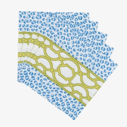 Produto 20 Guardanapos de Papel para Coquetel 12x12 Blue Green Caspari