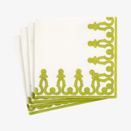Produto 15 Guardanapos de Papel para Coquetel 12x12 Moss Green Caspari
