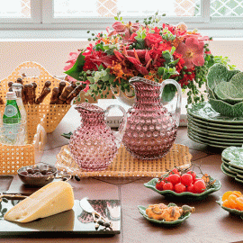 Jarra Abacaxi Cristal Ametista 1L