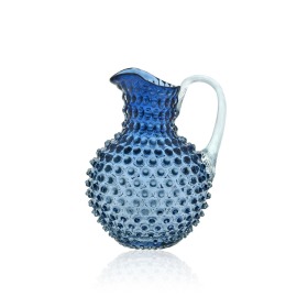 Jarra Abacaxi Cristal Azul 1L