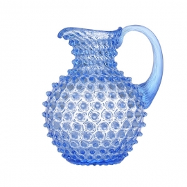 Jarra Abacaxi Cristal Azul Claro 2L