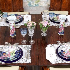 Vaso Vista Alegre Tobacco Leaf