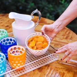 Jarra Federica Branco Acrílico Mario Luca Giusti