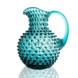 Jarra Abacaxi Cristal Azul Dusty 2L