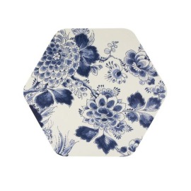 Jogo Americano Hexágono Flora e Fauna Royal Delft