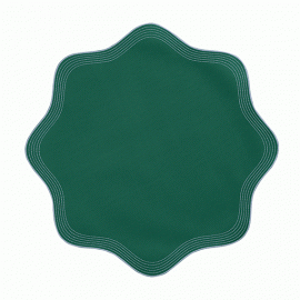 Jogo Americano Impermeável Ondulado Verde