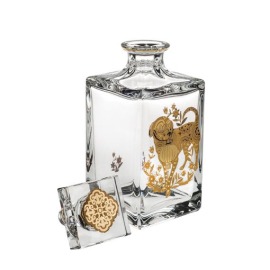 Licoreira Cão Golden Cristal Vista Alegre