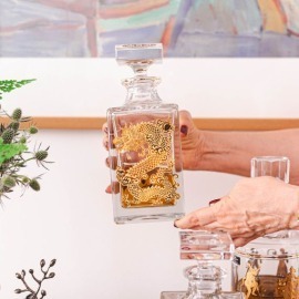 Licoreira Dragão Golden Cristal Vista Alegre