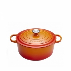 Panela Redonda Signature Laranja n°24 Le Creuset