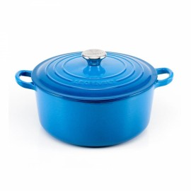 Panela Redonda Signature Azul Marseille n°24 Le Creuset