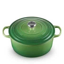 Panela Redonda Signature Bamboo Green n°24 Le Creuset