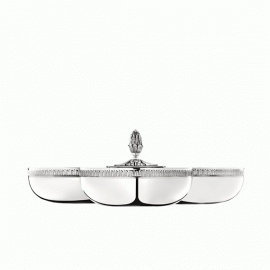 Petisqueira Tripla Malmaison Prata Christofle