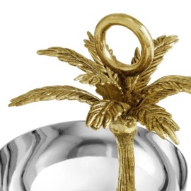 Petisqueira Tripla Palm Michael Aram