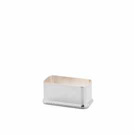 Porta Adoçante com Cordão Pérola St. James Prata