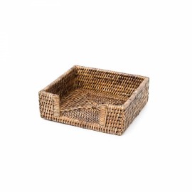 Porta Guardanapos Rattan Paya 18cm x 18cm