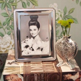 Porta Retrato Malmaison Christofle Prata 9cm x 13cm