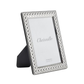 Porta Retrato Perles Christofle Prata de Lei 13cm x 18cm