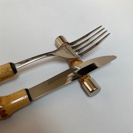 Porta Talher Bambu Natural