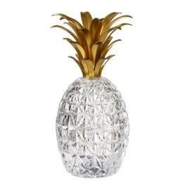 Porta Talheres e Champanheira Ananás Transparente Acrílico Mario Luca Giusti