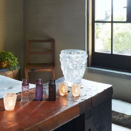 Porta Vela Lalique Mossi Âmbar