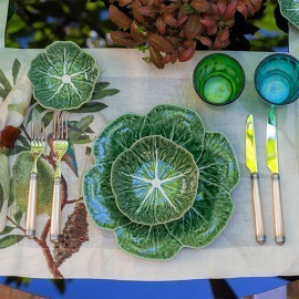 Prato 26,5cm Couve Bordallo Pinheiro