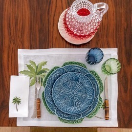 Prato 26,5cm Couve Matisse Casa Azul Atlântico