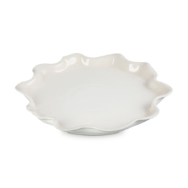 Prato 36cm Ruffle Branco Le Creuset
