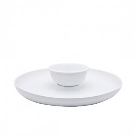 Prato para Aperitivo Branco Le Creuset
