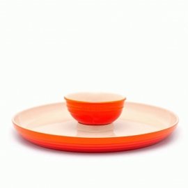 Prato para Aperitivo Laranja Le Creuset