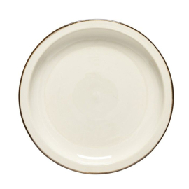 Prato Raso Poterie Costa Nova Off White - Caramelo