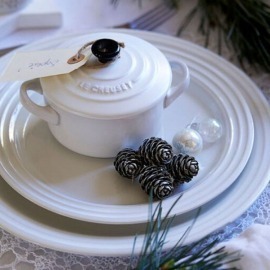 Prato Sobremesa Branco 22cm Le Creuset