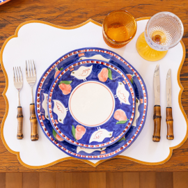 Prato Sobremesa Capri Gallina Azul