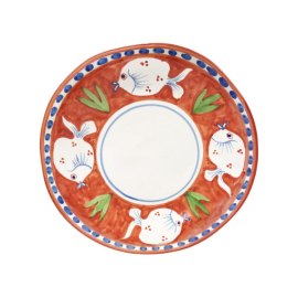 Prato Sobremesa Capri Poseidon Laranja