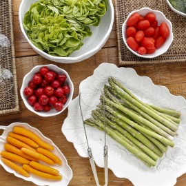 Saladeira Folha de Bananeira Branca P Bordallo Pinheiro