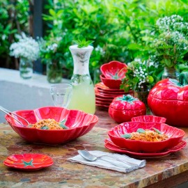 Saladeira Pasta Tomate Bordallo Pinheiro