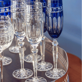 Taça Champagne Charlotte Clear Cristal